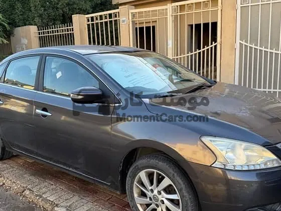 نيسان سنترا 2017 اعلى فئة بصمة جلد للبيع