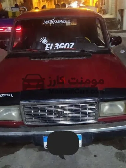 لادا 2107 موديل 1994 فتيس 5 غيار دواخل سليمة