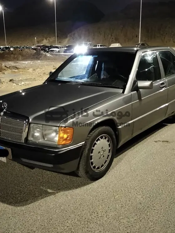 مرسيدس 190 موديل 1989 مانيوال 2000 سي سي للبيع