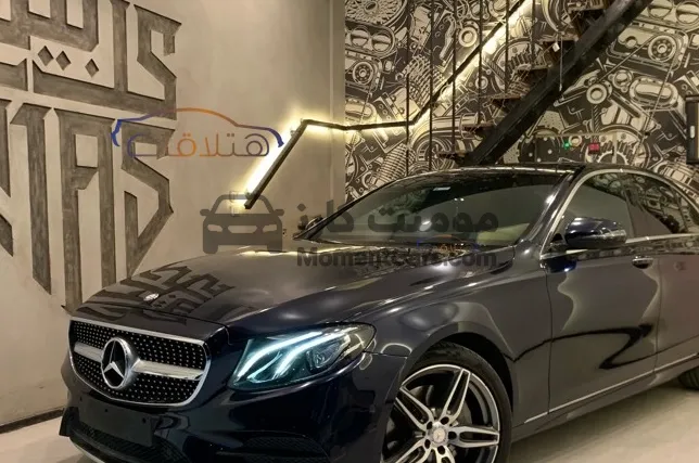 مرسيدس E 200 موديل 2017 عداد قليل اتوماتيك
