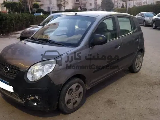 كيا بيكانتو 2009 مانيوال هاتشباك فضي عداد 65 ألف كم