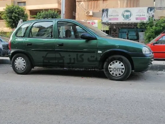 اوبل كورسا 1999 مانيوال 1000cc عداد قليل للبيع