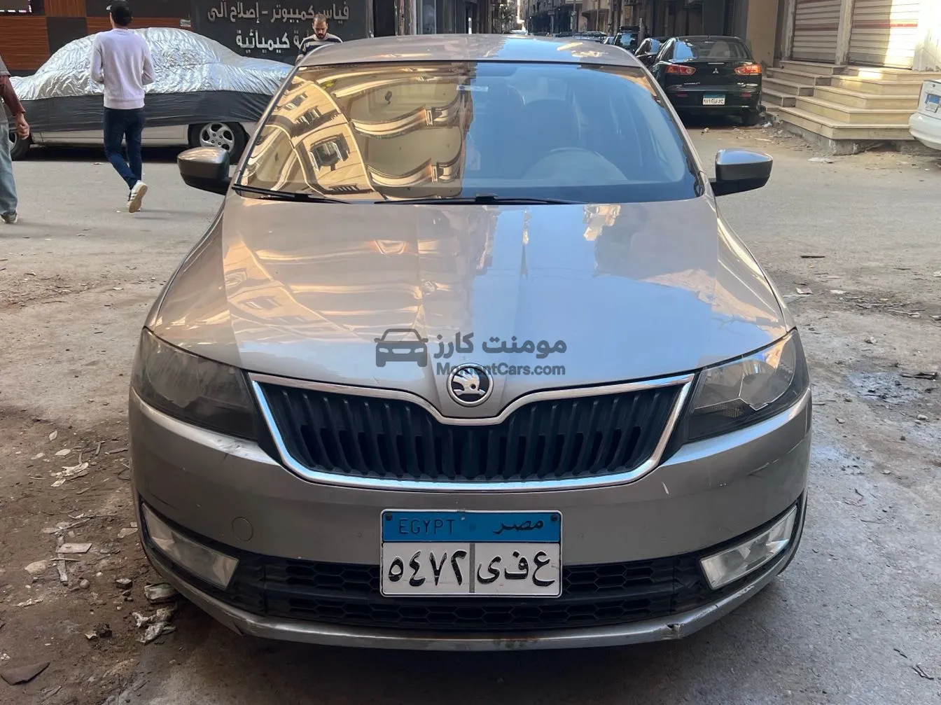 سكودا رابيد 2015 اعلى فئة اول مالك بدون حوادث للبيع