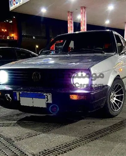 جولف 2 موديل 1987 موتور 1300cc حالة ممتازة