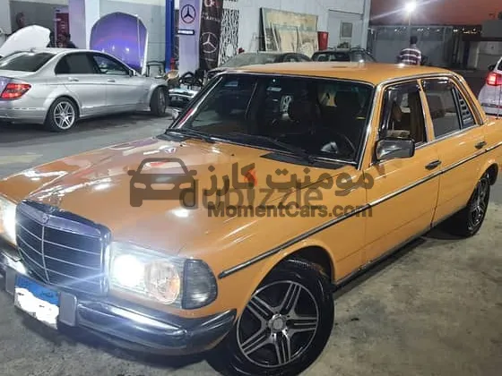مرسيدس 200 موديل 1980 W123 بحالة ممتازة للبيع