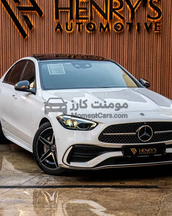 مرسيدس C200 AMG 2023 كسر زيرو 18000 كم للبيع