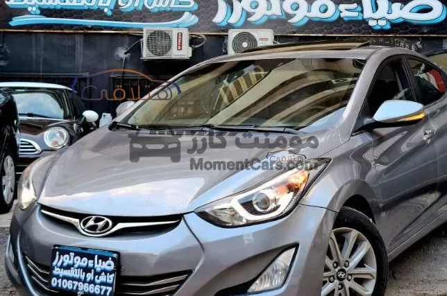 هيونداي إلنترا 2015 أوتوماتيك للبيع 80 ألف كم
