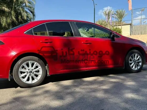 تويوتا كورولا 2021 فئة تالتة جلد للبيع