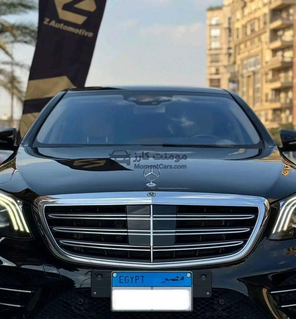 مرسيدس S560 2018 أعلى فئة رخصة سنة للبيع