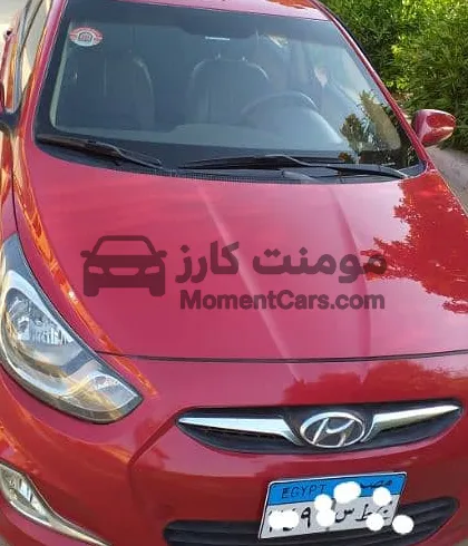 هيونداي أكسنت RB موديل 2015 الفئة الثانية بفتحة سقف للبيع