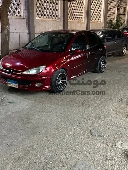 بيجو 206 موديل 2002 مانيوال 1400 سي سي للبيع