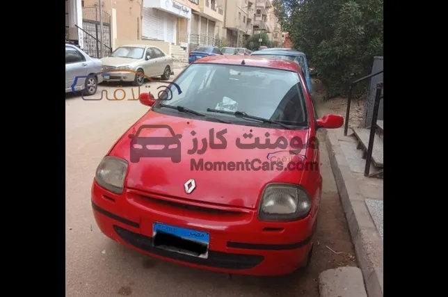 رينو كليو 2002 مانيوال 1200cc موفرة جداً وحالة ممتازة