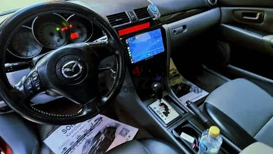 مازدا 3 2009 خليجي أول يد فرش جلد للبيع