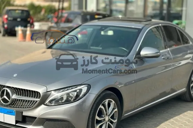 مرسيدس C 180 موديل 2016 بصمة وفتحة سقف