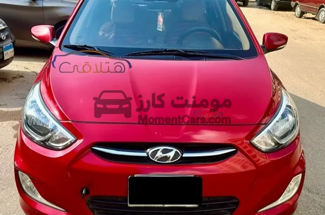 هيونداي اكسنت RB 2015 اتوماتيك فتحة سقف حالة نادرة