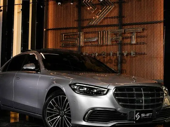 مرسيدس S450 2022 كسر زيرو 52 ألف كم ضمان وكيل