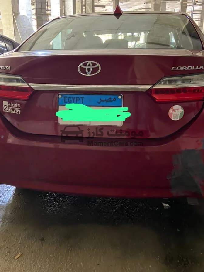تويوتا كورولا 2017 اتوماتيك فبريكة برا وجوه
