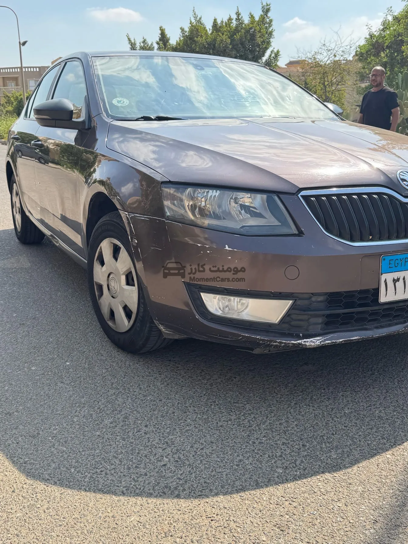 سكودا اوكتافيا 2015 اتوماتيك - مالك أول - فرش جلد