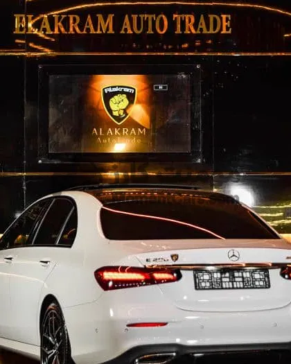 مرسيدس E200 AMG 2021 كسر زيرو 10,000 كم كاملة