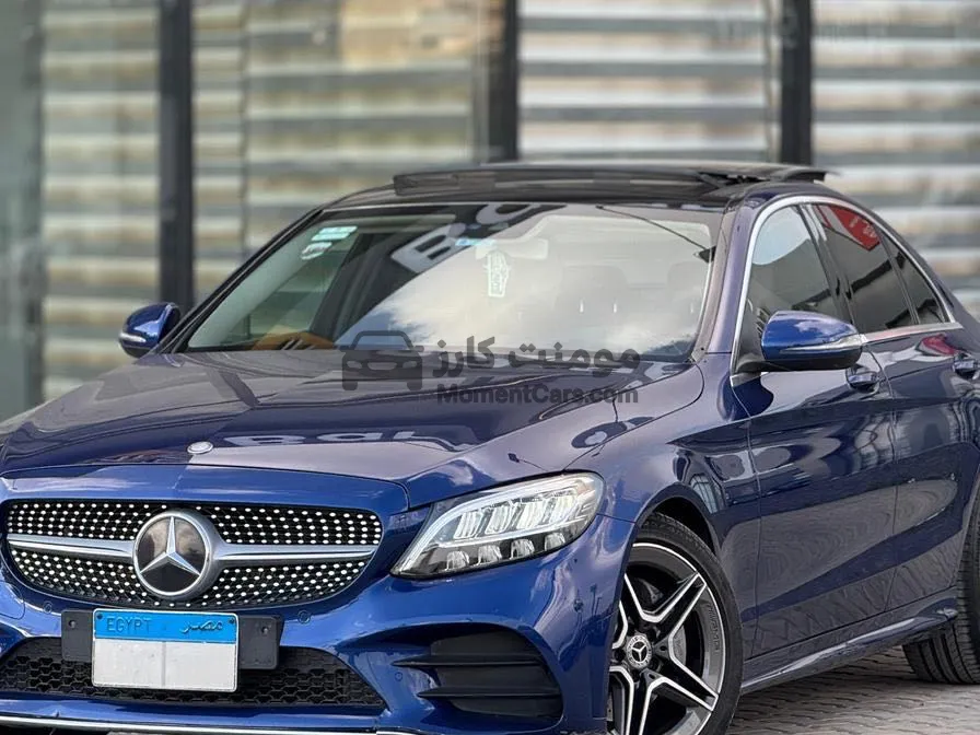 مرسيدس C200 AMG 2020 كاملة فتحة سقف
