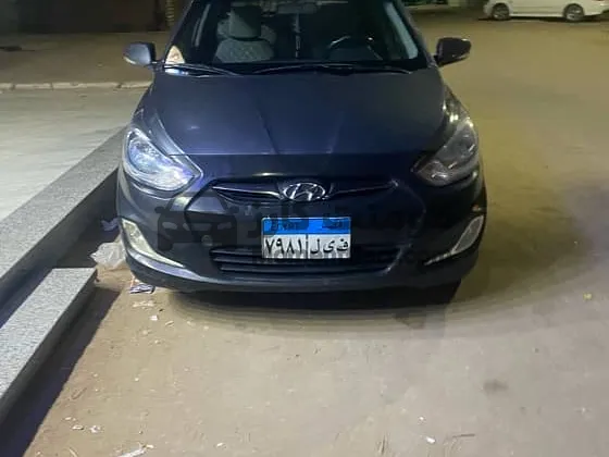 هيونداي أكسنت 2013 أتوماتيك - فتحة سقف وشاشة أندرويد