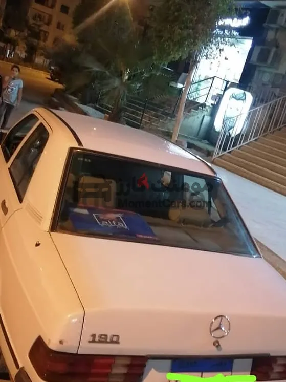 مرسيدس 190 موديل 1986 اوتوماتيك حالة ممتازة