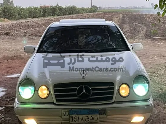 مرسيدس E200 موديل 1998 AMG جنوط سبورت للبيع