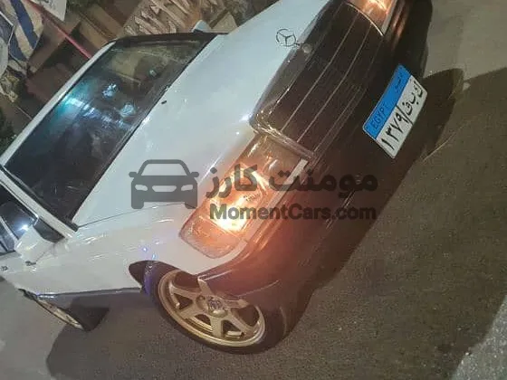مرسيدس 190E 1990 جنط رايز وعفشة مجددة للبيع