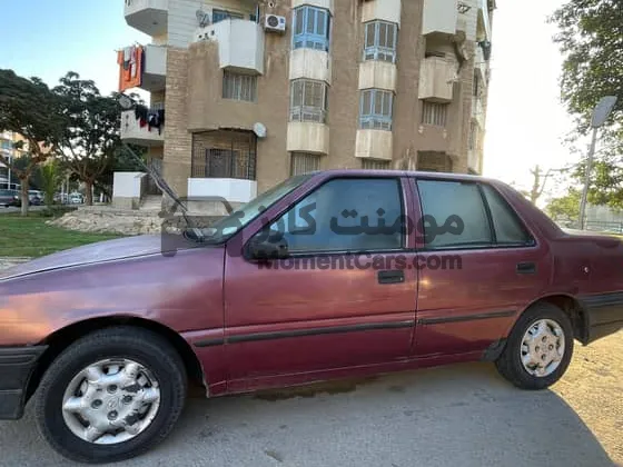 هيونداي اكسيل 1997 فابريكة عدا رفرف - رخصة 3 سنين