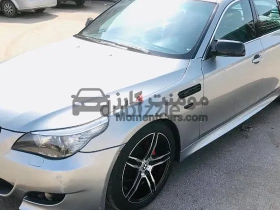 بي ام دبليو 520 موديل 2005 للبيع | رخصة سنتين وعداد 210 ألف كم