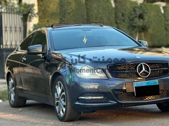 مرسيدس C180 كوبيه 2013 فابريكة 165 ألف كم للبيع