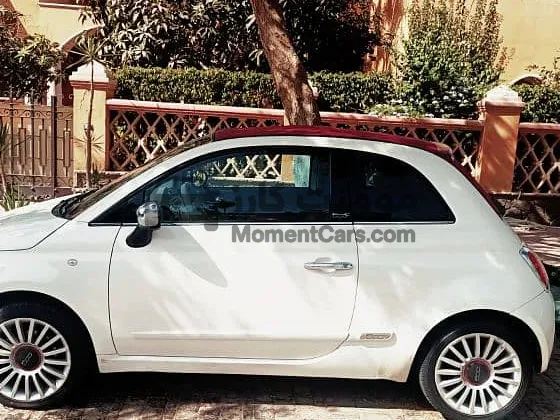 فيات 500C كابورليه 2011 حالتها ممتازة للبيع (53 ألف كم)