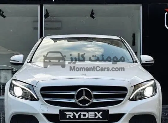 مرسيدس C180 موديل 2017 فابريكة بالكامل عداد قليل