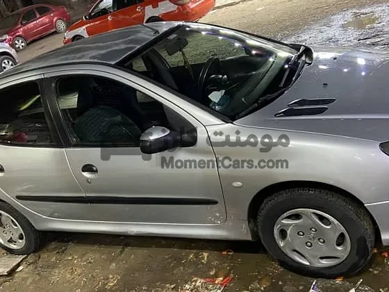 بيجو 206 مانيوال 2001 رخصة سنتين ونص للبيع