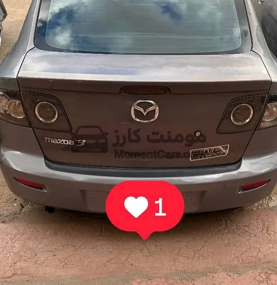 مازدا 3 موديل 2009 أعلى فئة بصمة وفتحة سقف للبيع