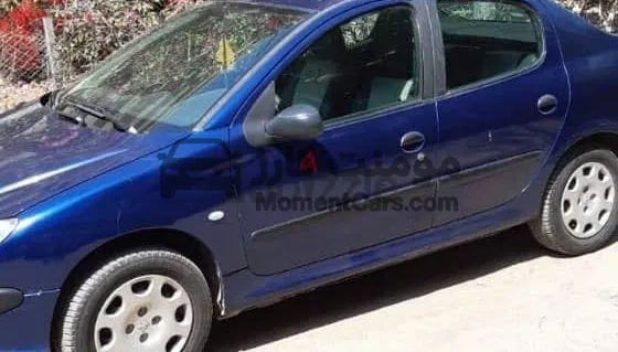 بيجو 206 سيدان 2008 مانيوال عداد 25 ألف كم فقط