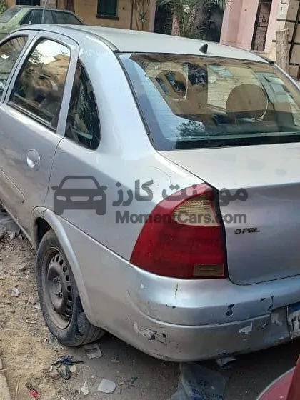 اوبل كورسا 2003 سيدان 1600cc حالة جيدة للبيع