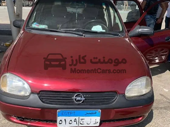 أوبل كورسا 1999 مانيوال رخصة 3 سنين