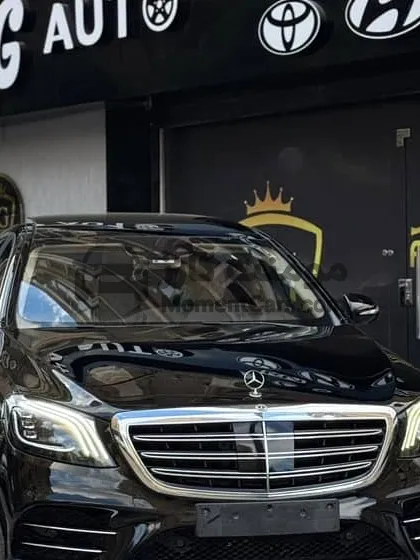 مرسيدس S 560 موديل 2019 حالة ممتازة للبيع