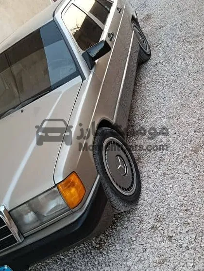 مرسيدس 190 موديل 1989 جلد اتوماتيك للبيع