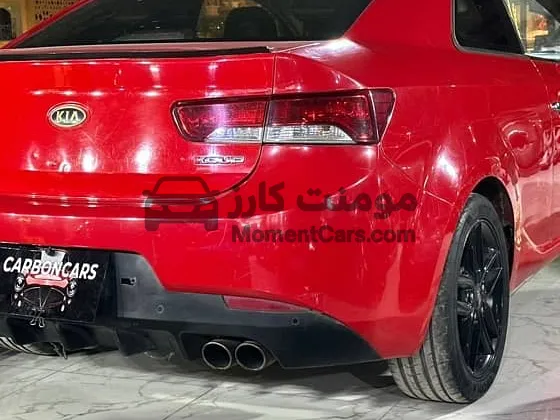 كيا سيراتو كوبيه 2010 أعلى فئة بصمة وفتحة سقف