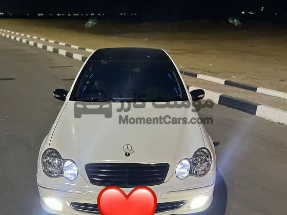 مرسيدس C180 موديل 2007 اتوماتيك للبيع بالسويس