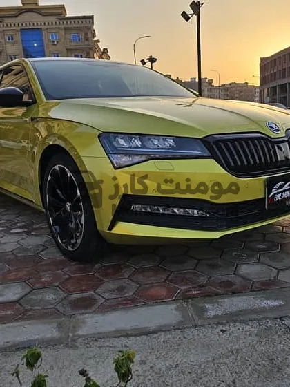 سكودا سوبرب 2022 هايبرد سبورت لاين كسر زيرو للبيع