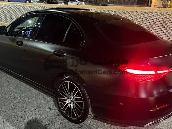 مرسيدس C200 2023 كسر زيرو فتحة سقف