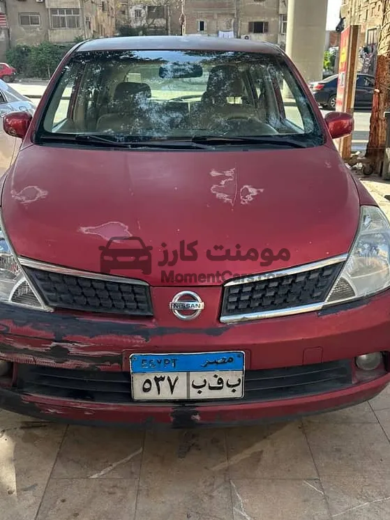 نيسان تيدا 2008 اتوماتيك فابريكة سقف ودواخل