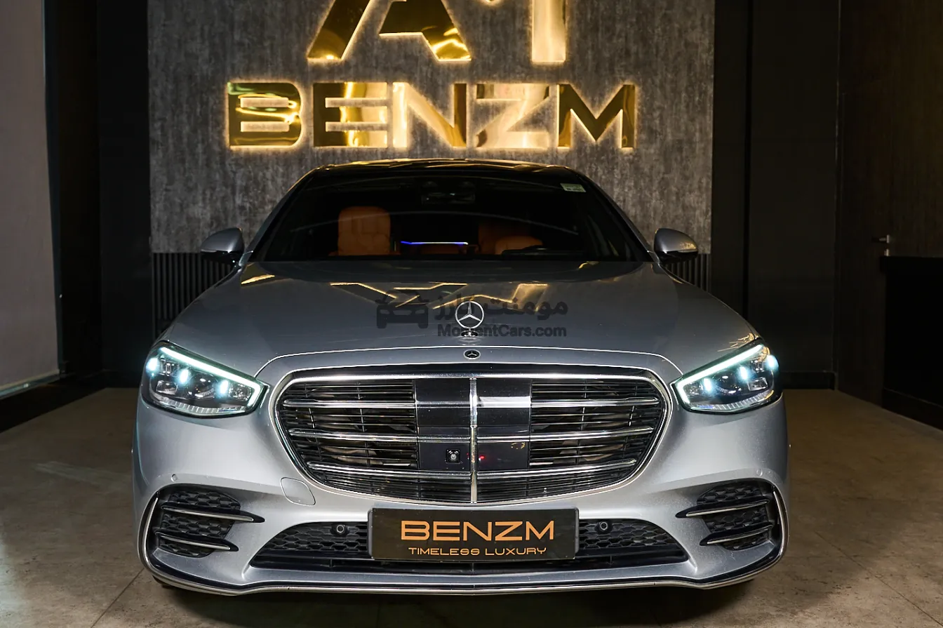 مرسيدس S500 موديل 2021 كاملة إضافات للبيع