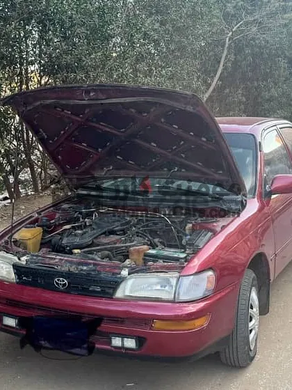تويوتا كورولا 1993 الملكة 1300cc غاز للبيع