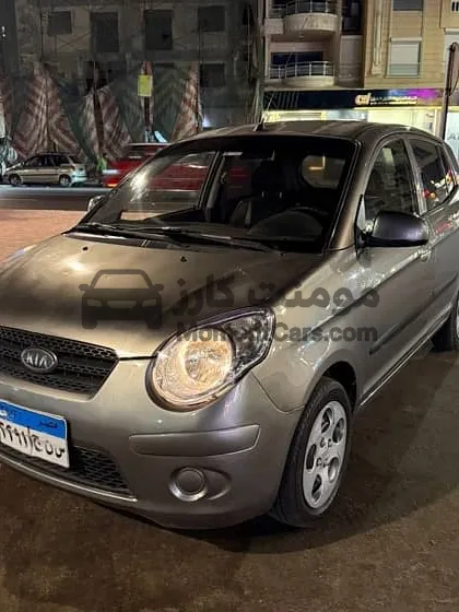كيا بيكانتو 2010 مانيوال رخصة طويلة وكاوتش جديد