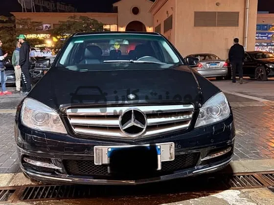 مرسيدس C180 2009 أوتوماتيك جلد للبيع