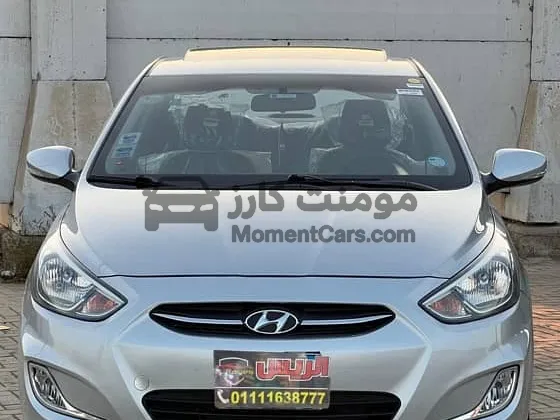 اكسنت 2016 RB حالتها زيرو - أول مالك - فتحة سقف